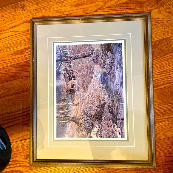 Dick Bailey Painting with frame - Picture 2 of 8